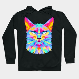 colorful cat Hoodie